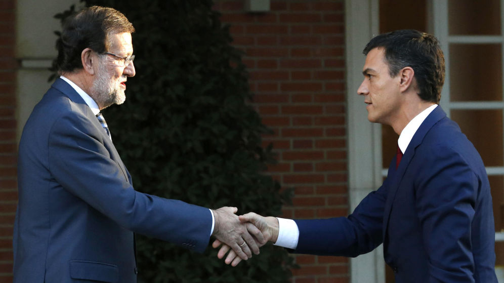 Rajoy y Sánchez están en el alero